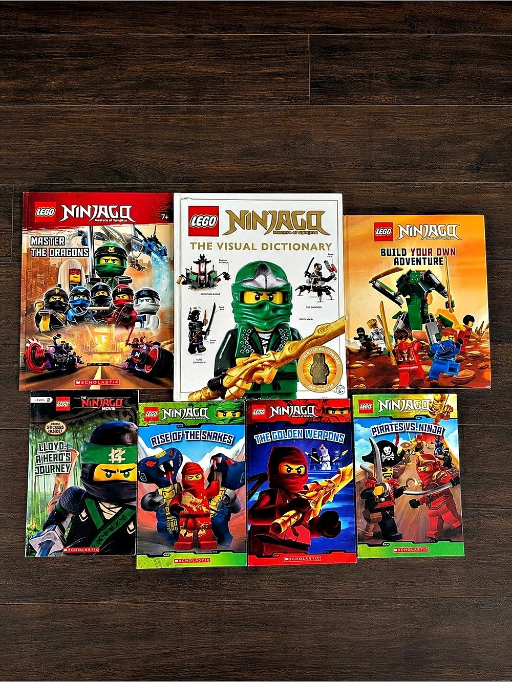 LEGO NINJAGO book lot Book Lot 7-Book Set
